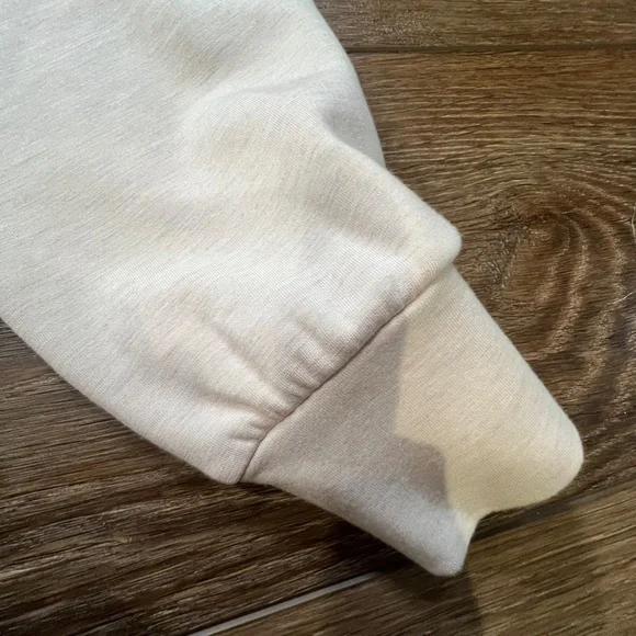 Travis Mathew Women's Skyloft Soft Half-Zip Sweatshirt, Sz Large, Cream, Golf - Picture 7 of 14